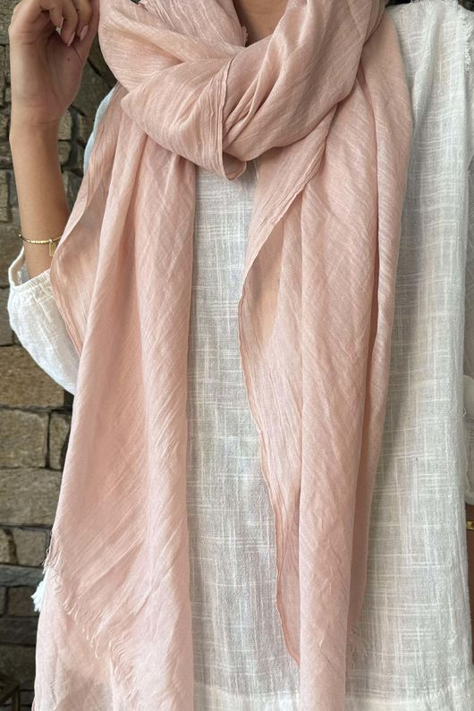 Classic Portobello Scarf Ballet Blush /20